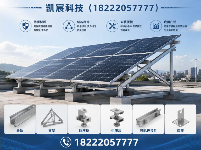 西青区光伏支架厂家展示图