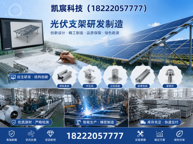 西青区光伏支架展示图